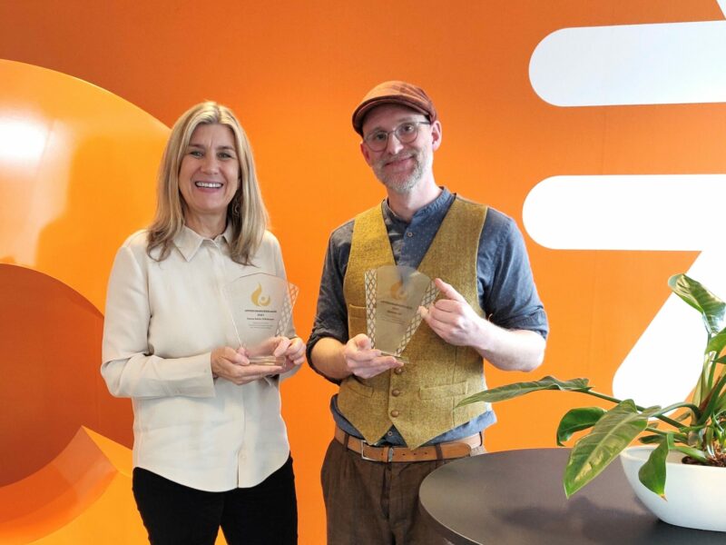 Uppreisnarverðlaun Hanna Katrín Friðriksson og Þórgnýr Thoroddssen Bjórland