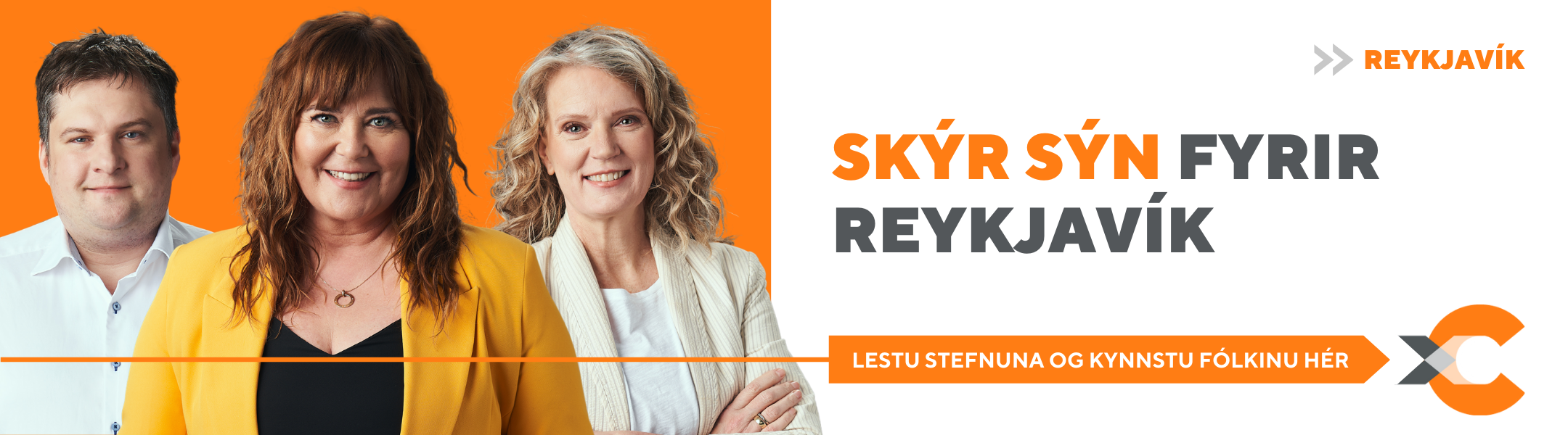 Viðreisn í Reykjavík Lestu stefnuna og kynnstu fólkinu