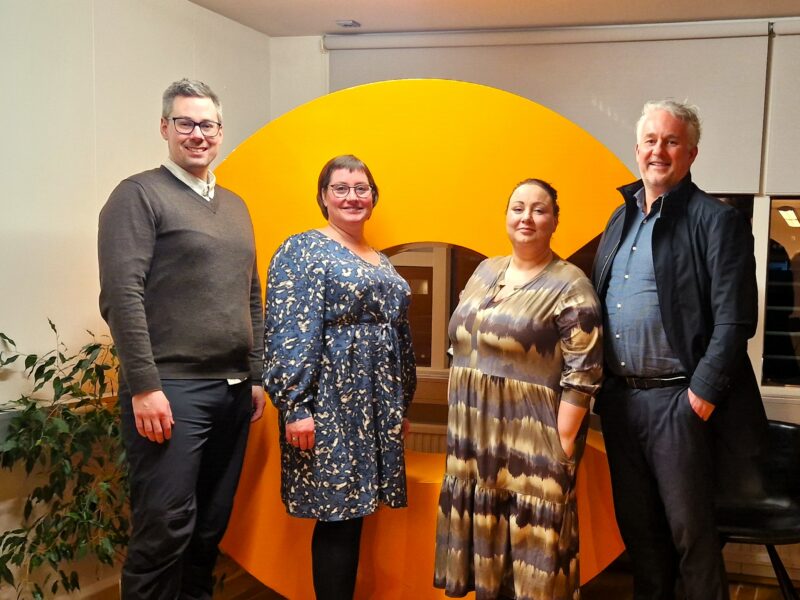 Nýtt sveitarstjórnarráð 2024-2026. Formaður Axel Sigurðsson. Stjórn Lovísa Jónsdóttir, Jóhanna Dýrunn Jónsdóttir, Jón Ingi Hákonarson. Á myndina vantar Karolínu Helgu Símonardóttur.