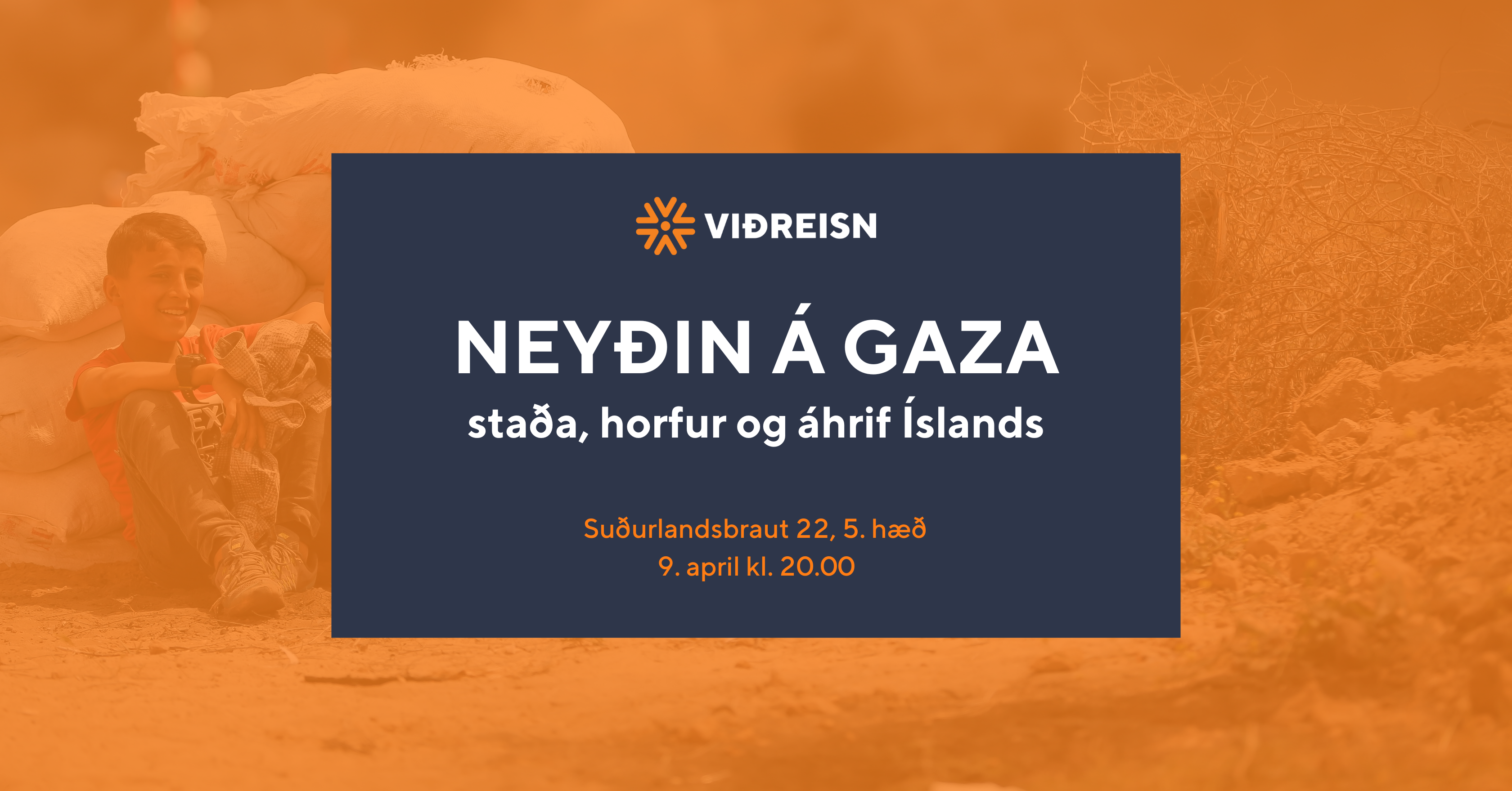 Neyðin á Gaza: Staða, horfur og áhrif Íslands