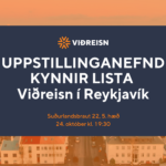 Framboðslisti Viðreisnar í Reykjavíkur til samþykktar