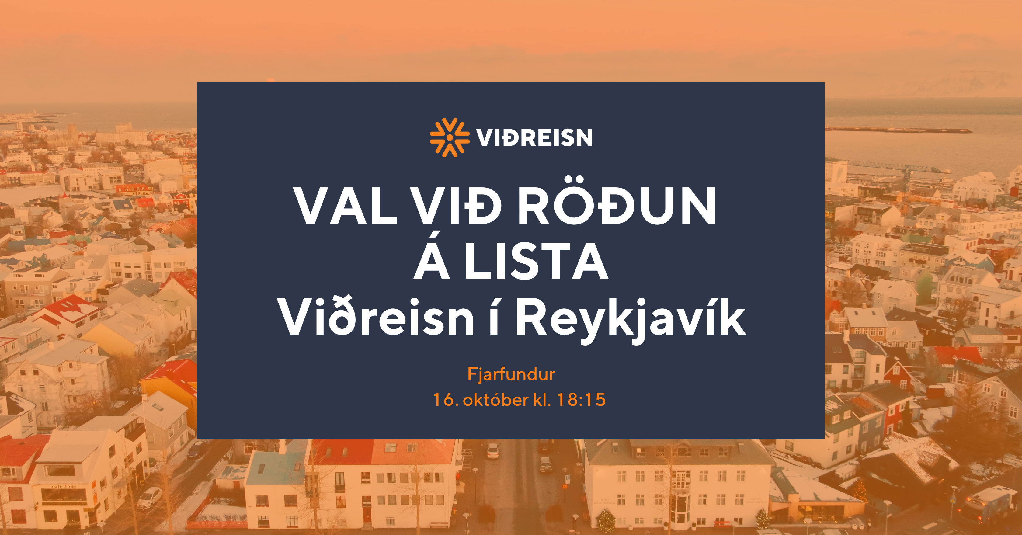 Viðreisn í Reykjavík fundar um val við röðun á lista