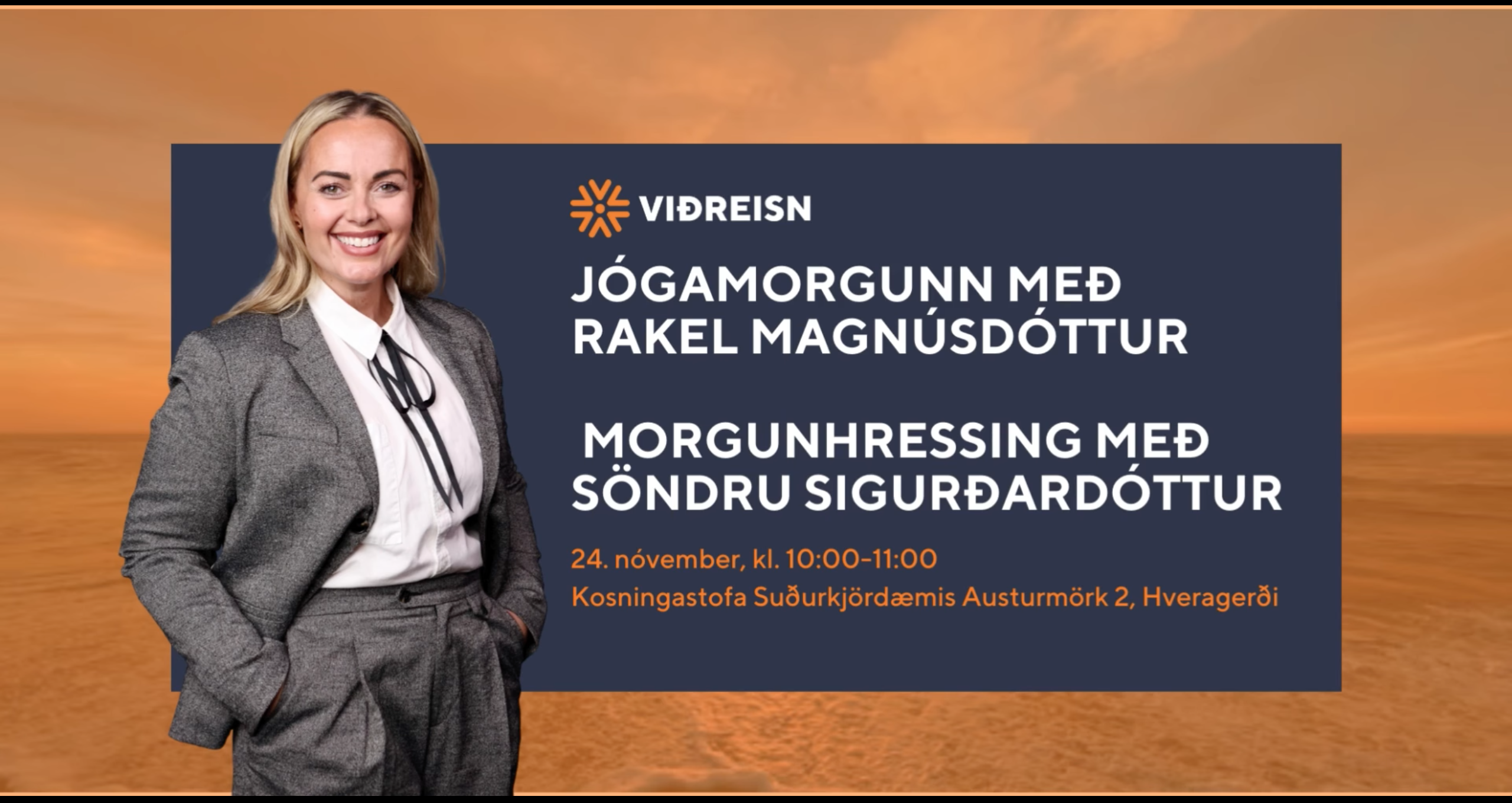 Jóga og morgunhressing í Hveragerði