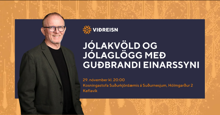 Jólaglögg og jólatónlist með Guðbrandi Einarssyni