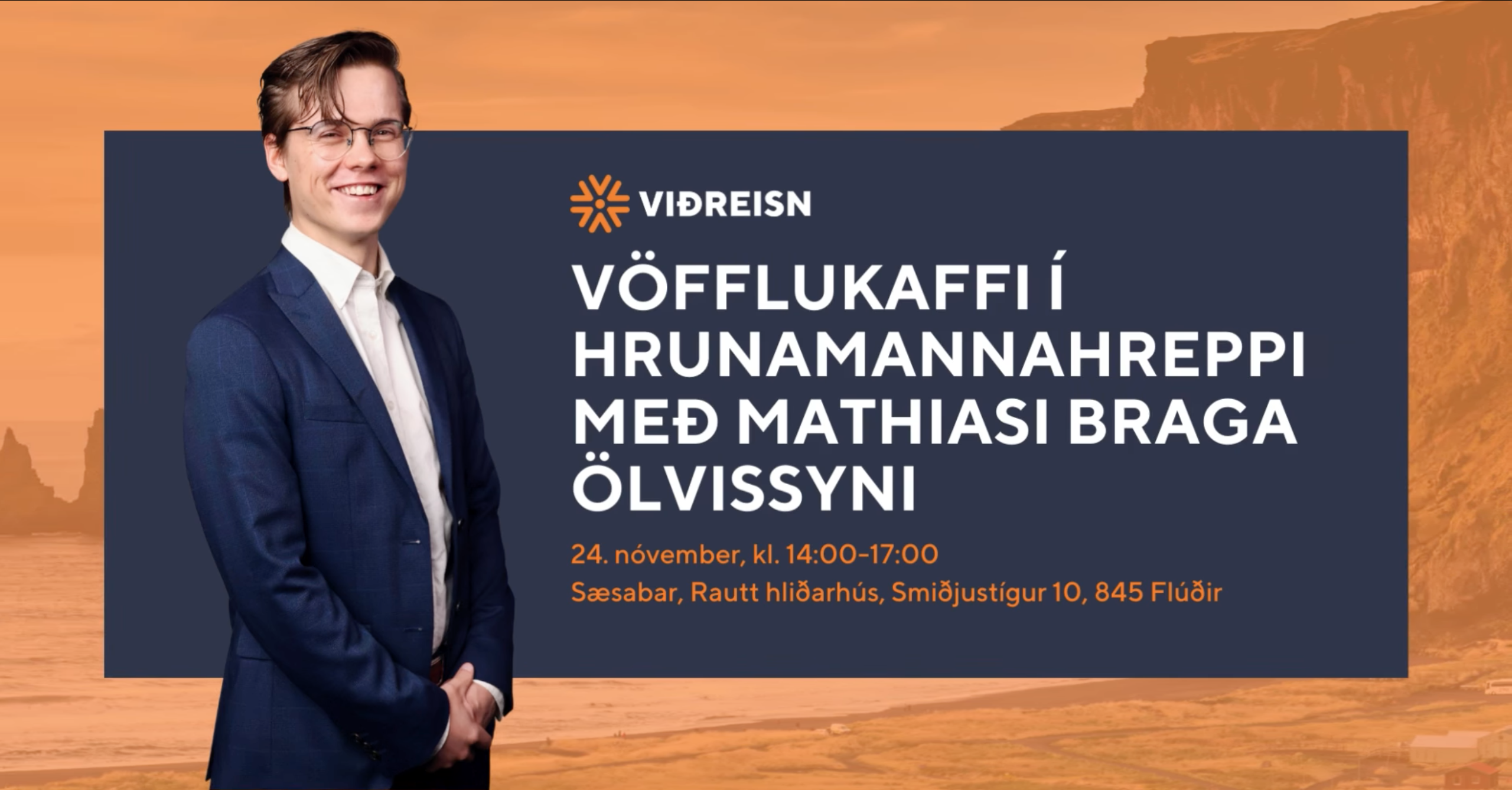 Vöfflukaffi með Mathiasi Braga Ölvissyni