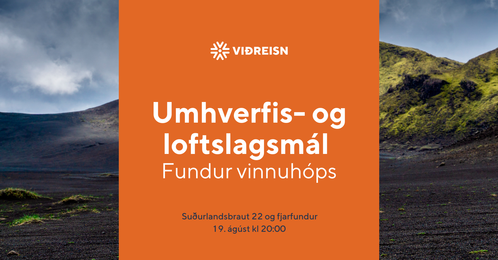 Vinnuhópur: Umhverfis- og loftslagsmál.