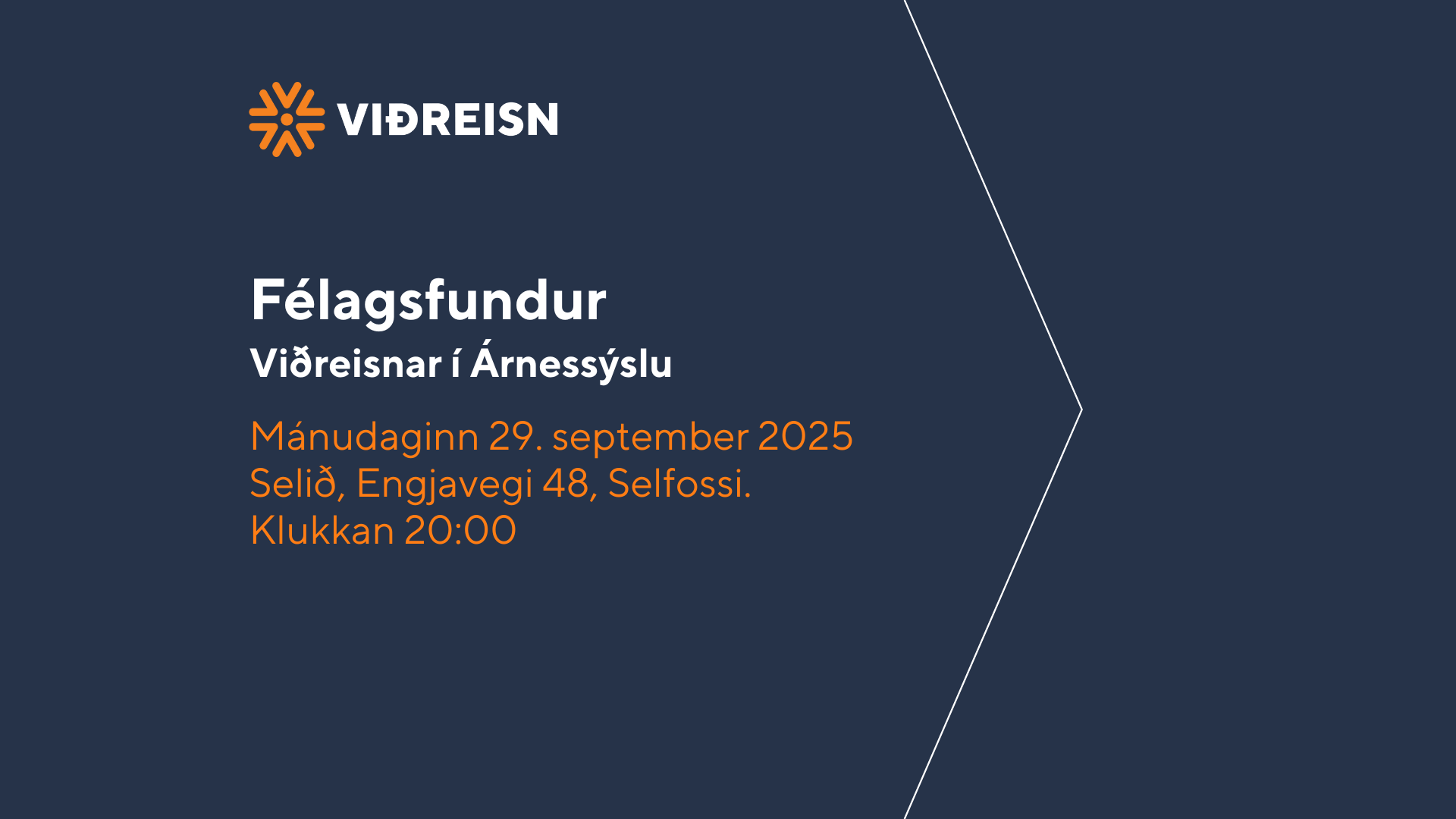 Félagsfundur Viðreisnar í Árnessýslu
