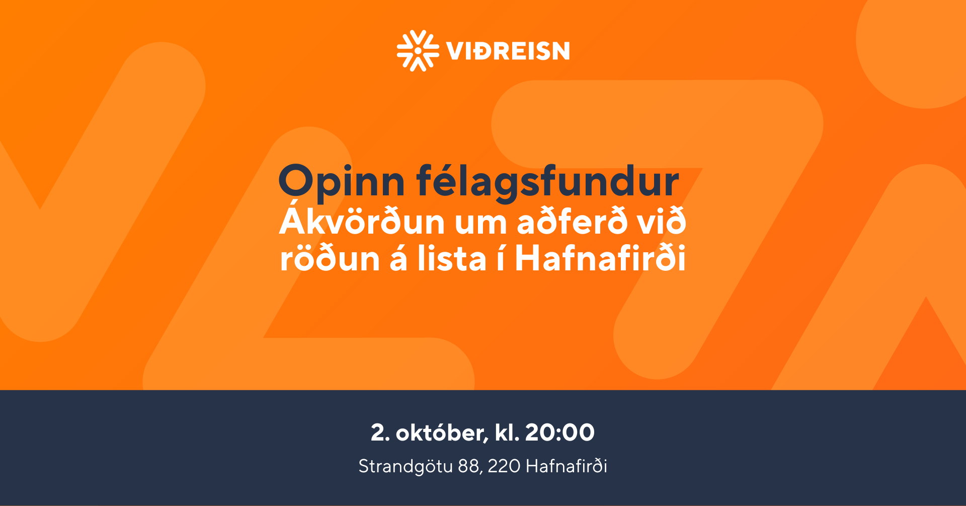 Félagsfundur Viðreisnar í Hafnafirði
