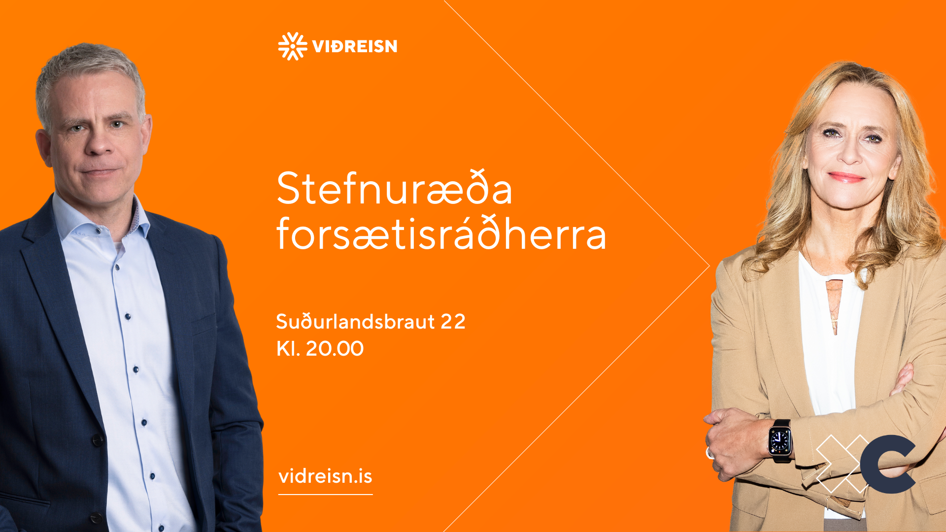 Stefnuræða - áhorfspartý