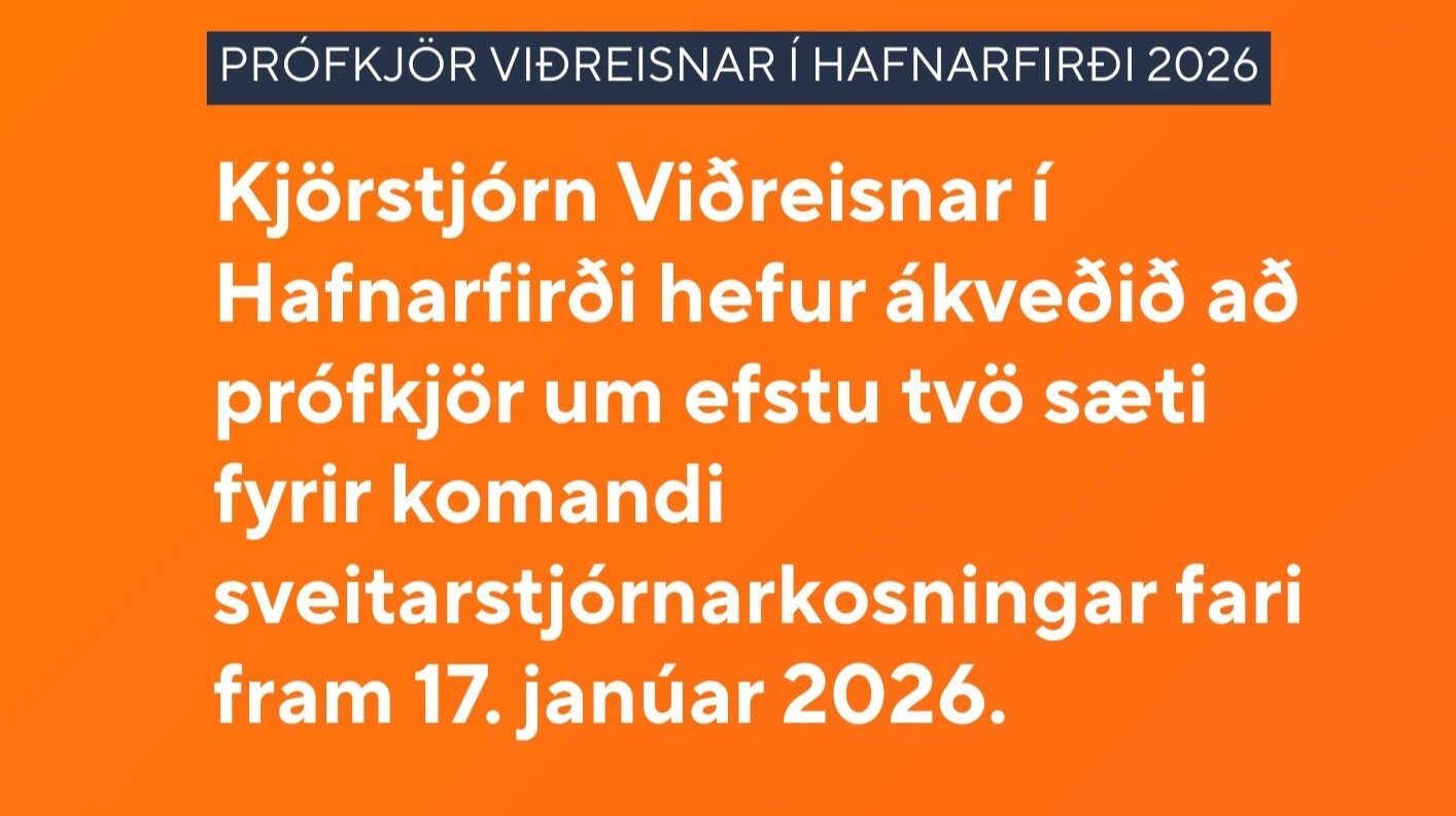 Prófkjör Viðreisnar í Hafnarfirði