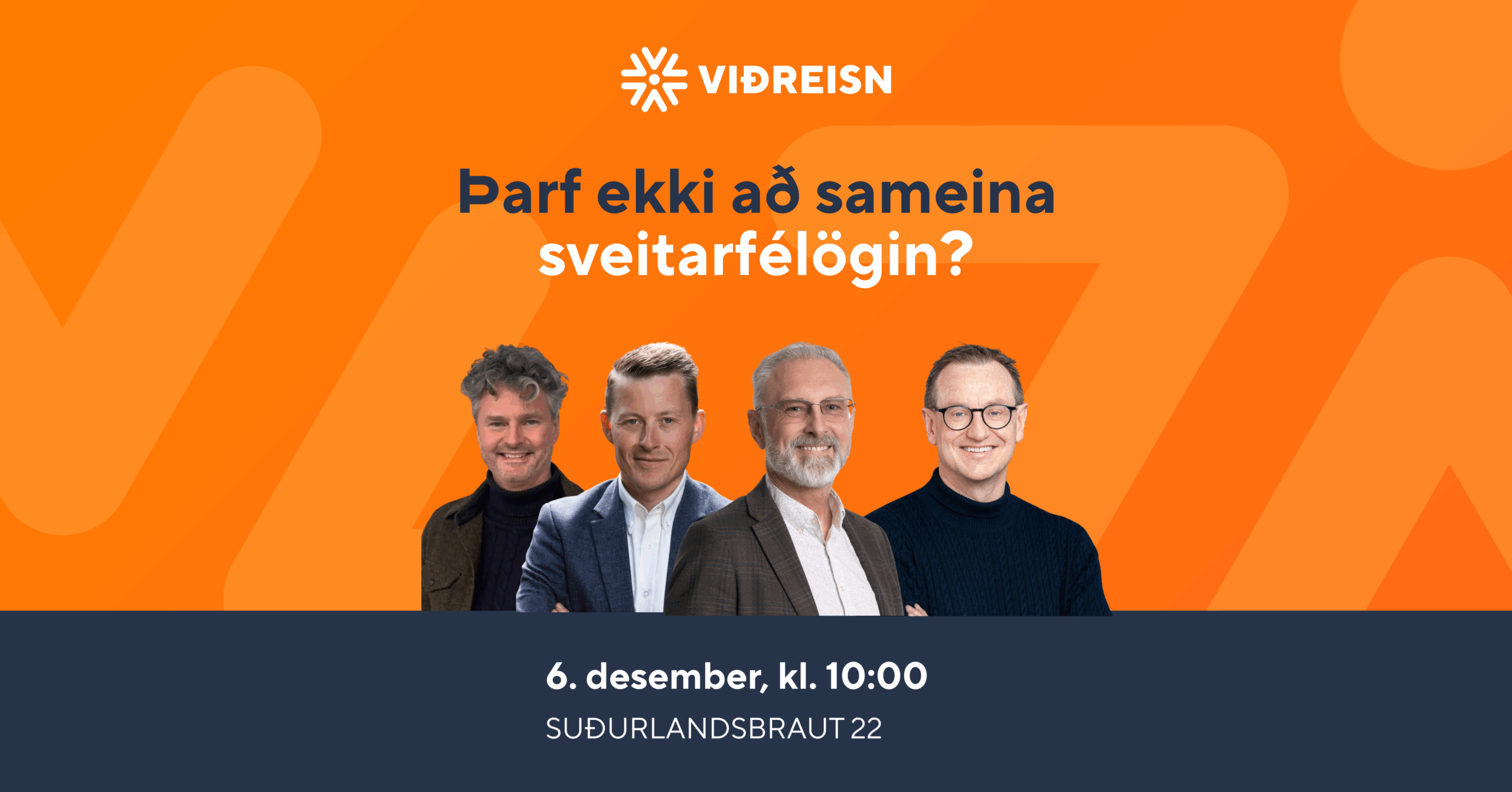 Þarf ekki að sameina sveitarfélögin?