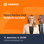 Opinn fundur með Þorgerði og Daða