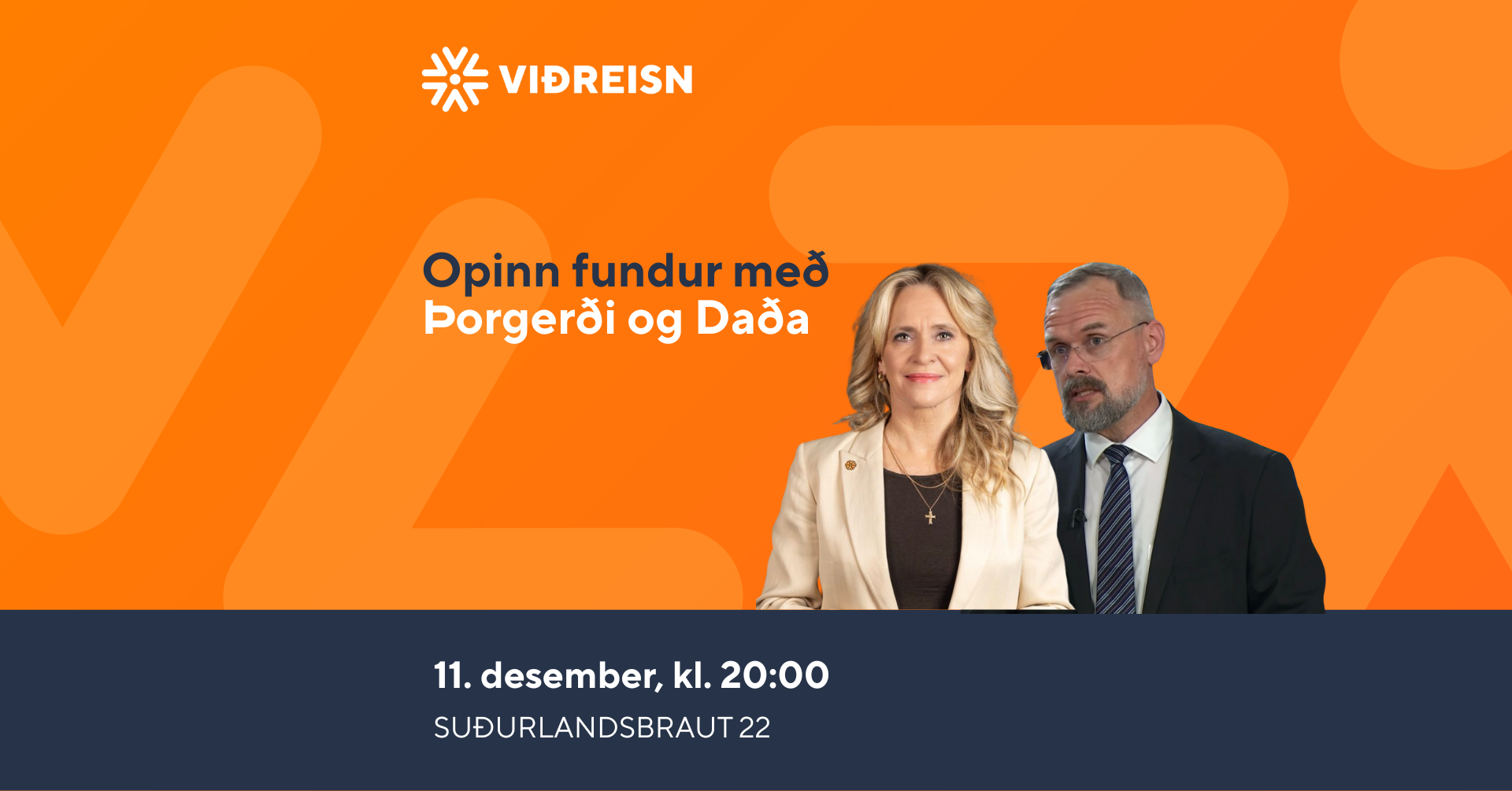 Opinn fundur með Þorgerði og Daða