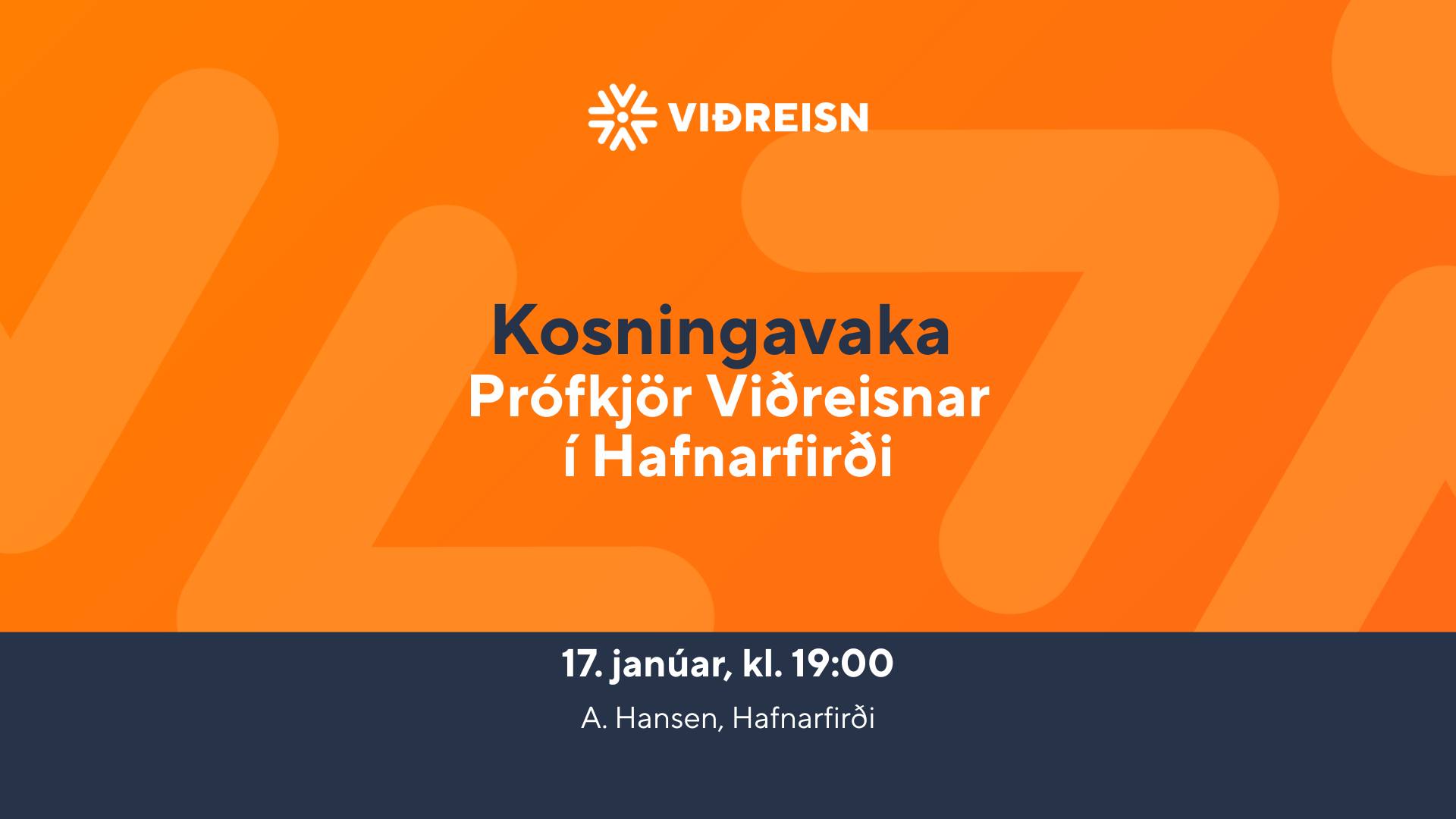 Kosningavaka Viðreisnar í Hafnarfirði