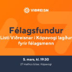 Viðreisn í Kópavogi leggur fram lista