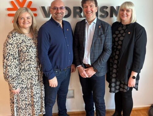 Berglind Robertson Grétarsd., Gylfi Þór Þorsteinsson, Valdimar Birgisson og Elín Anna Gísladóttir.