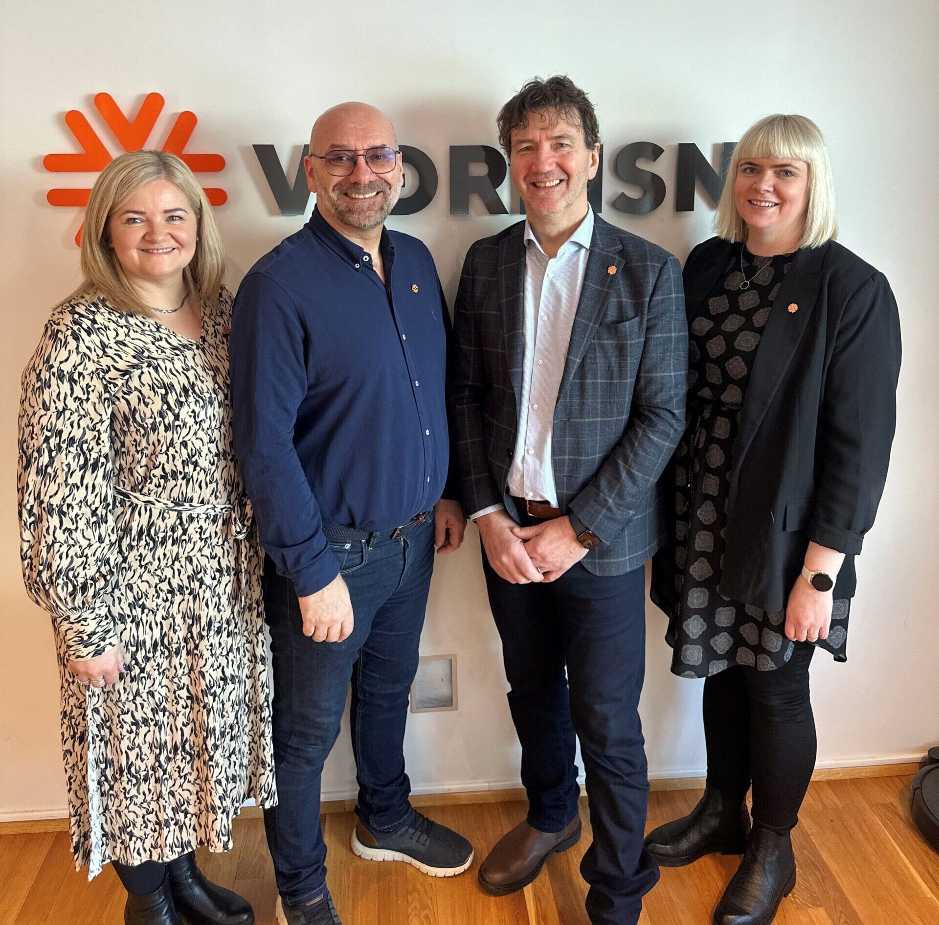 Berglind Robertson Grétarsd., Gylfi Þór Þorsteinsson, Valdimar Birgisson og Elín Anna Gísladóttir.