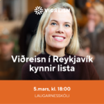 Viðreisn í Reykjavík kynnir lista