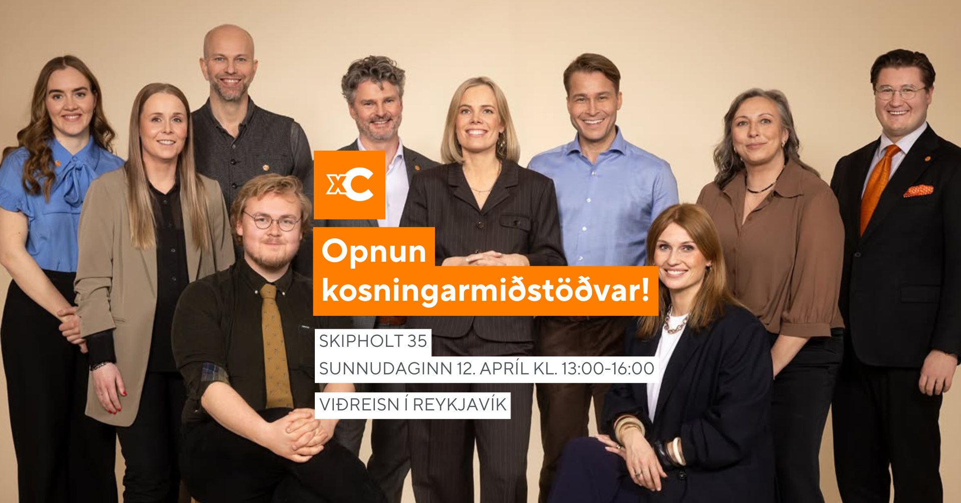 Reykjavík - opnun kosningaskrifstofu